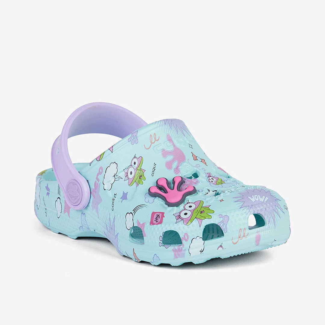 Coqui LITTLE FROG 8701 Dětské sandály Lt. mint/Lt. lila Hero + Amulet 20-21