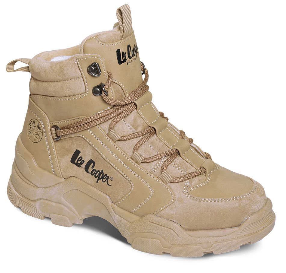 Lee Cooper LCJ-22-31-1442LB Dámské kotníkové boty hnědé 40