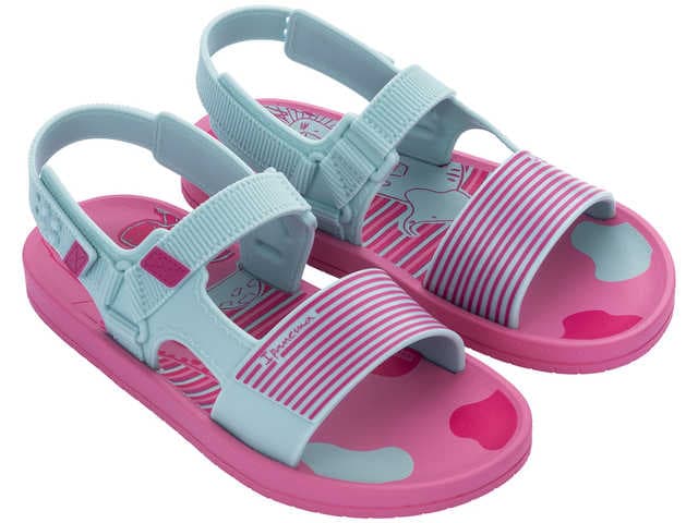 Ipanema Recreio Papete Kids 26883-AD245 Dětské sandály růžovo / zelené