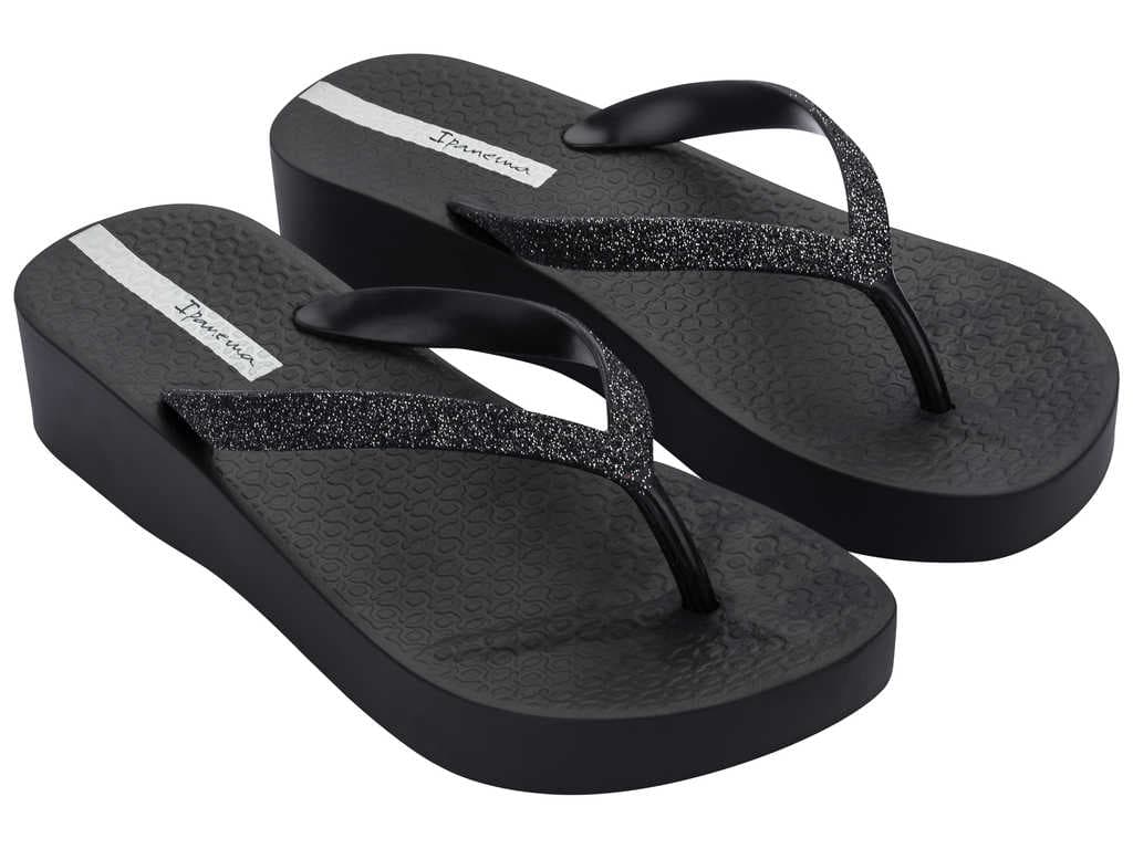 Ipanema Mesh Chic Plat 83386-AJ496 Dámské žabky černé 37
