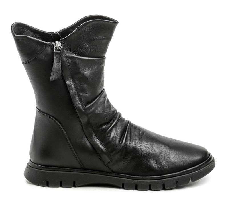 Wild 20124811 Dámské celokožené kotníkové boty black