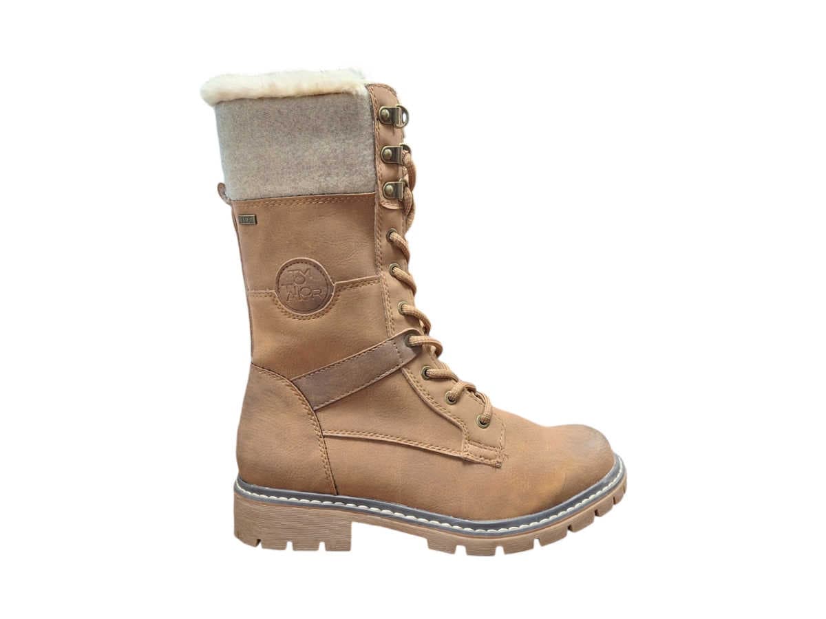 Tom Tailor 4290830016 Dámské kotníkové boty cognac