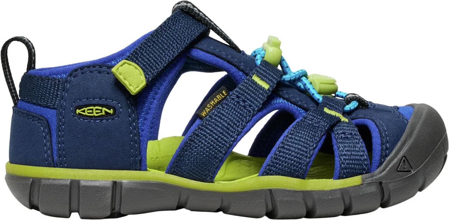KEEN Seacamp II CNX Children Dětské sandály naval academy/chartreuse 25-26 10054607KEN01S9