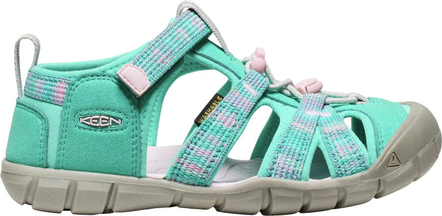 KEEN Seacamp II CNX Youth Dětské sandály bright aqua/pink a boo 34 10054614KEN01C05