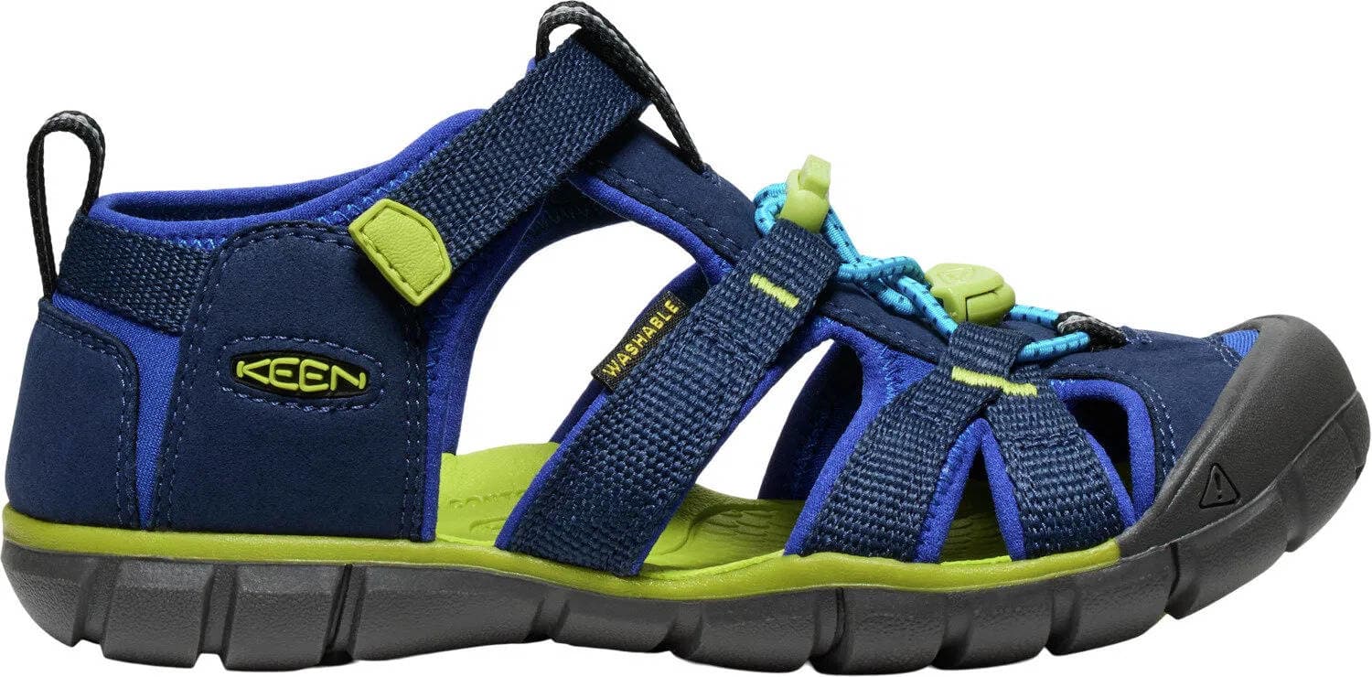 KEEN Seacamp II CNX Youth Dětské sandály naval academy/chartreuse 35 10054617KEN01C06