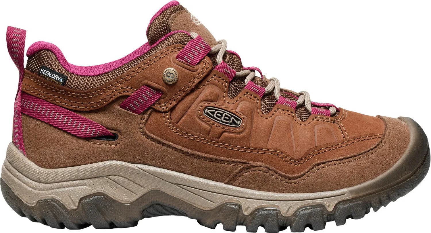 KEEN TARGHEE IV WP W Dámské trekové boty bison/beaujolais 37 10054564KEN01S65