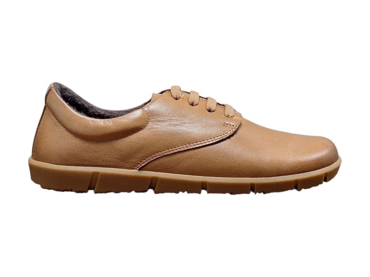 Wild 017-26025 Lion Dámské celokožené barefoot polobotky hnědé 36