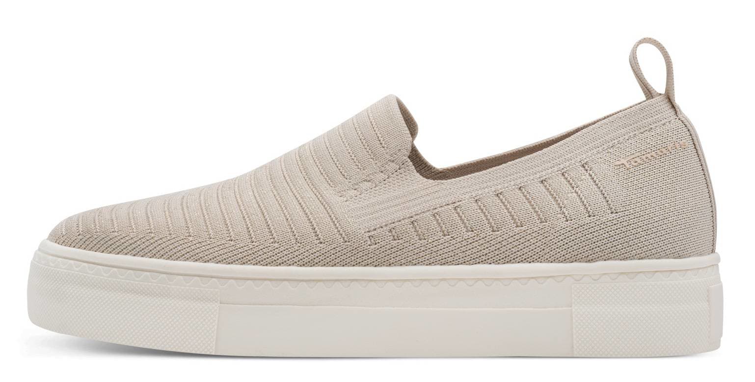 Tamaris 1-24704-42-484 Dámské slip-on tenisky ivory