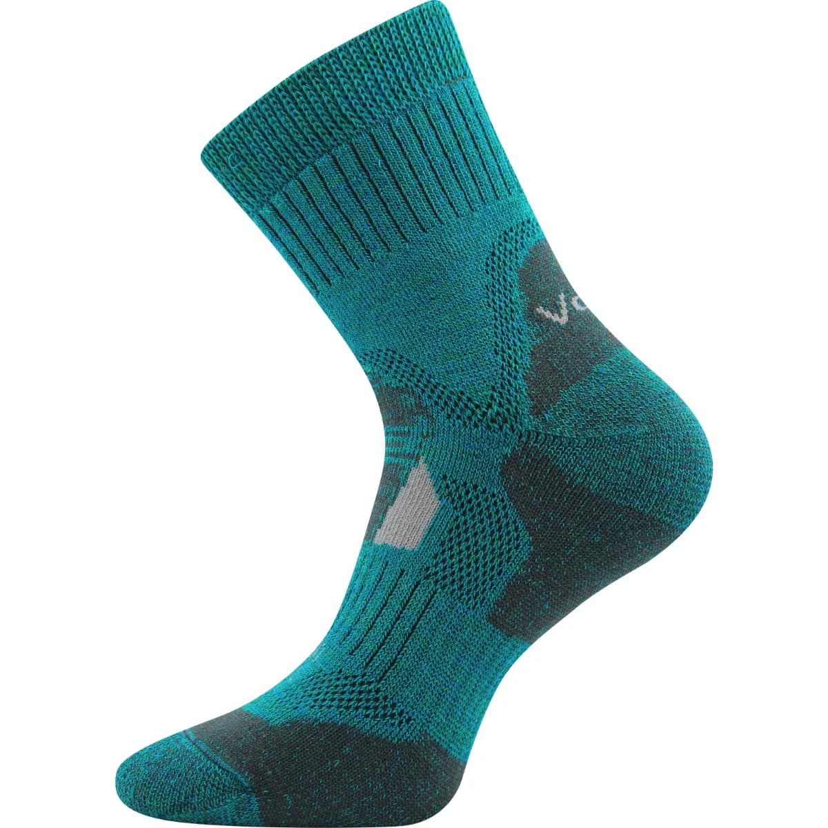 VOXX Ponožky zimní thermo z merino STABIL se stříbrem MODRO-ZELENÉ