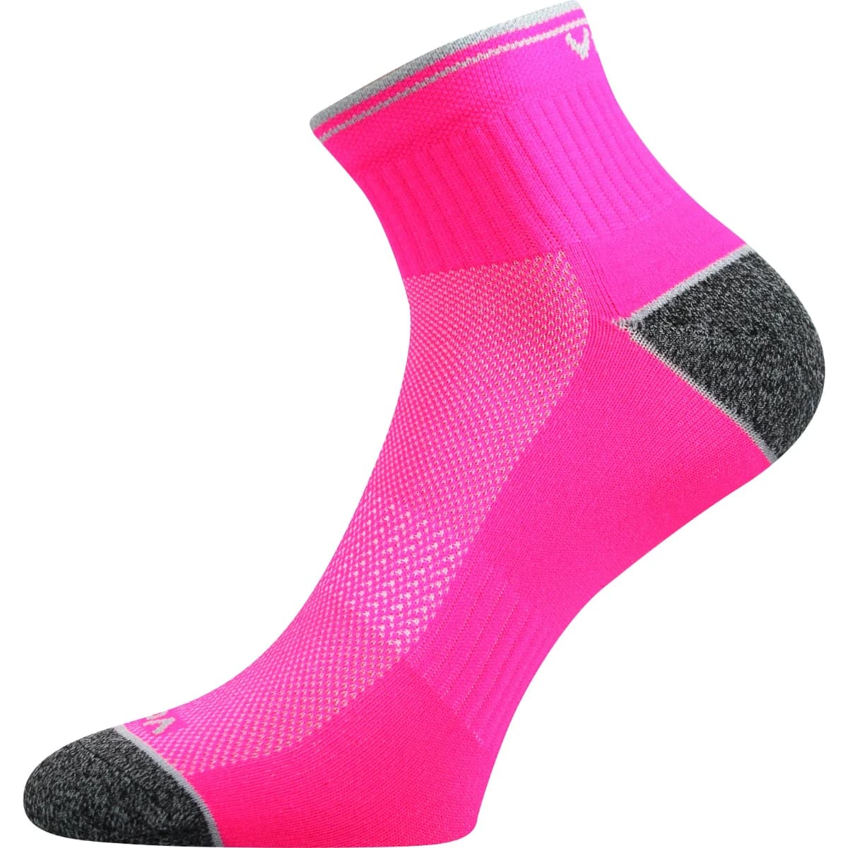 VOXX Ponožky sportovní RAY s reflexním prvkem NEON RŮŽOVÉ (3 páry)