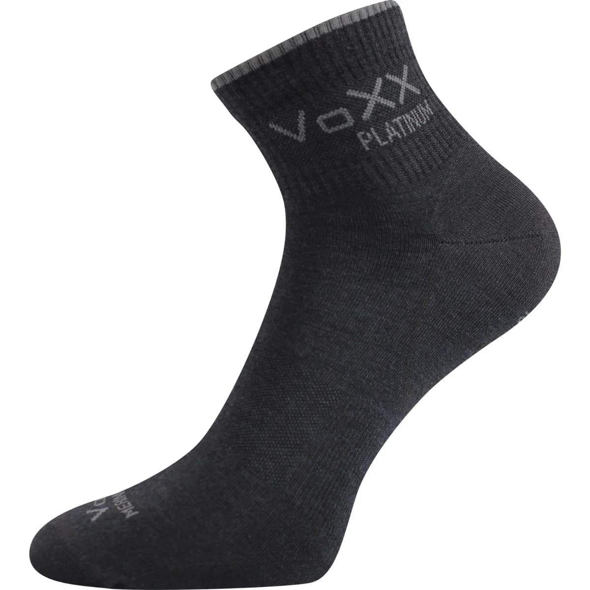 VOXX Ponožky slabé z merino RADIK s ionty stříbra ČERNÉ 35-38 115131