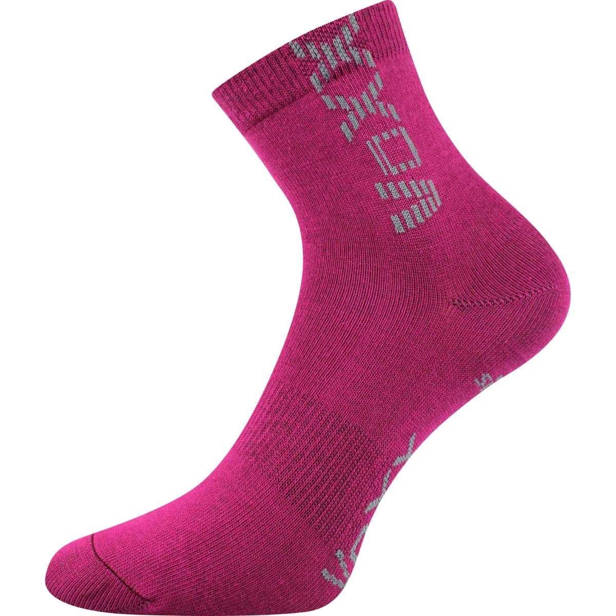VOXX Ponožky dětské ADVENTURIK se stříbrem FUXIA (3 páry) 25-29 116708