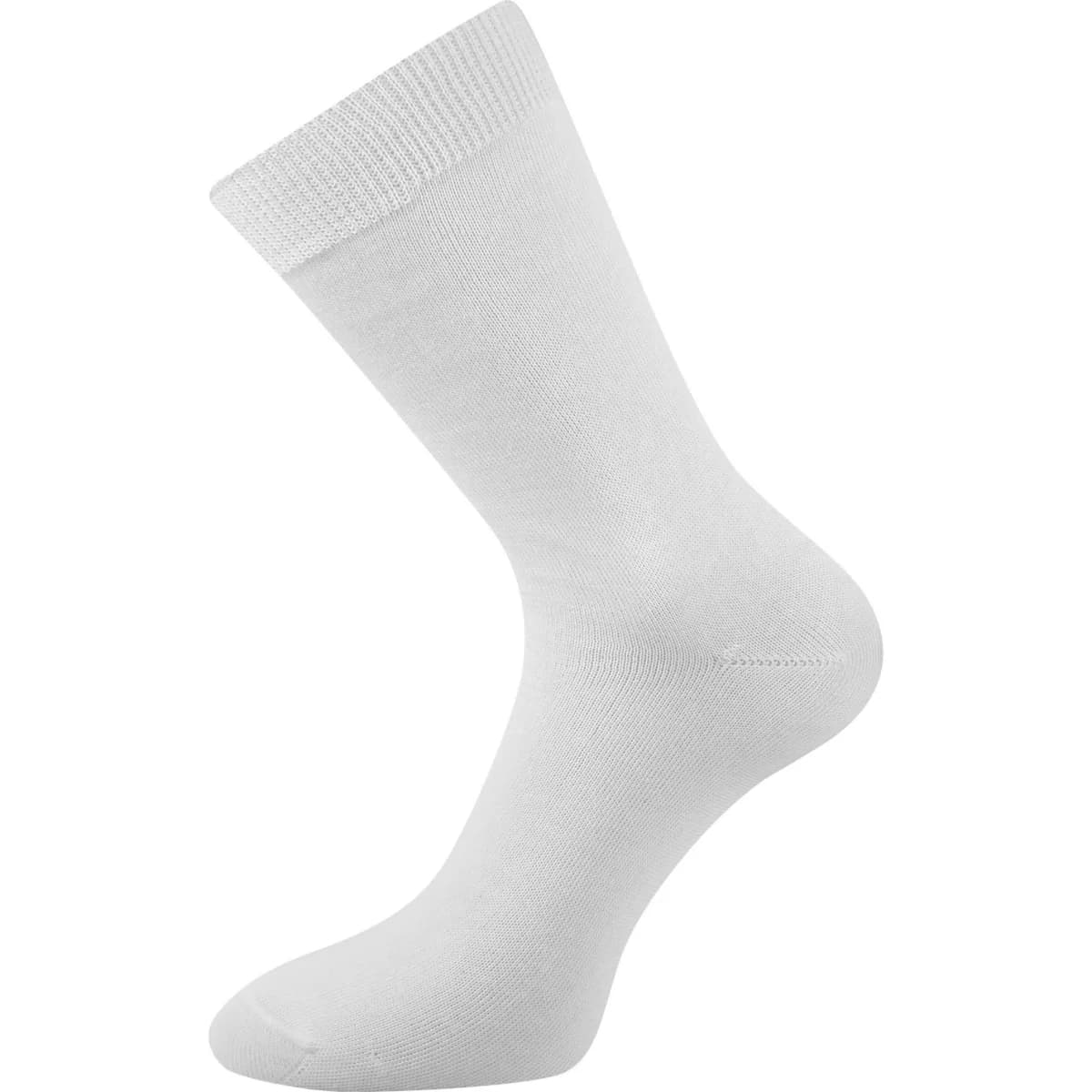 LONKA Ponožky pánské slabé HABIN 100% bavlněné BÍLÉ (3 páry) 41-42 101072