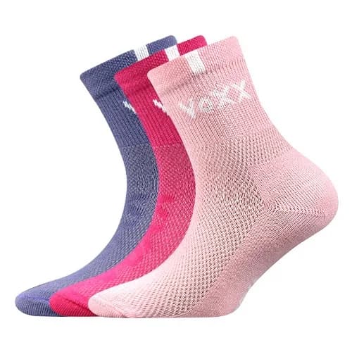 VOXX Ponožky dětské sportovní FREDÍK pro holky (3 páry)