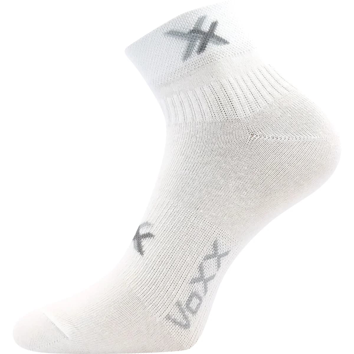 VOXX Ponožky bavlněné sportovní QUENDA bílé (3 páry)