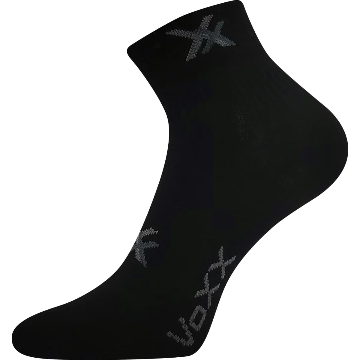 VOXX Ponožky bavlněné sportovní QUENDA černé (3 páry)