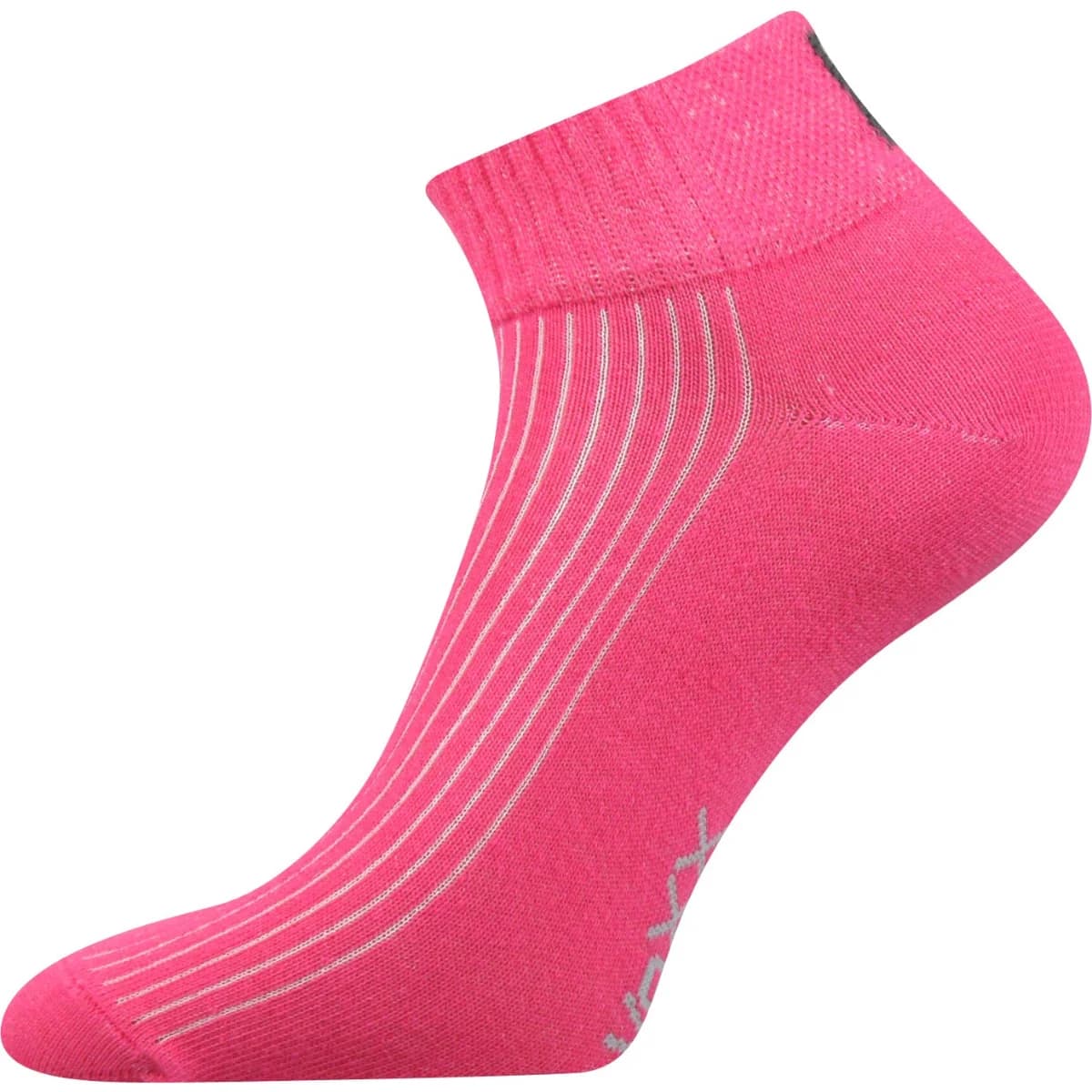 VOXX Ponožky krátké sportovní SETRA prodyšné MAGENTA (3 páry) 35-38 102103