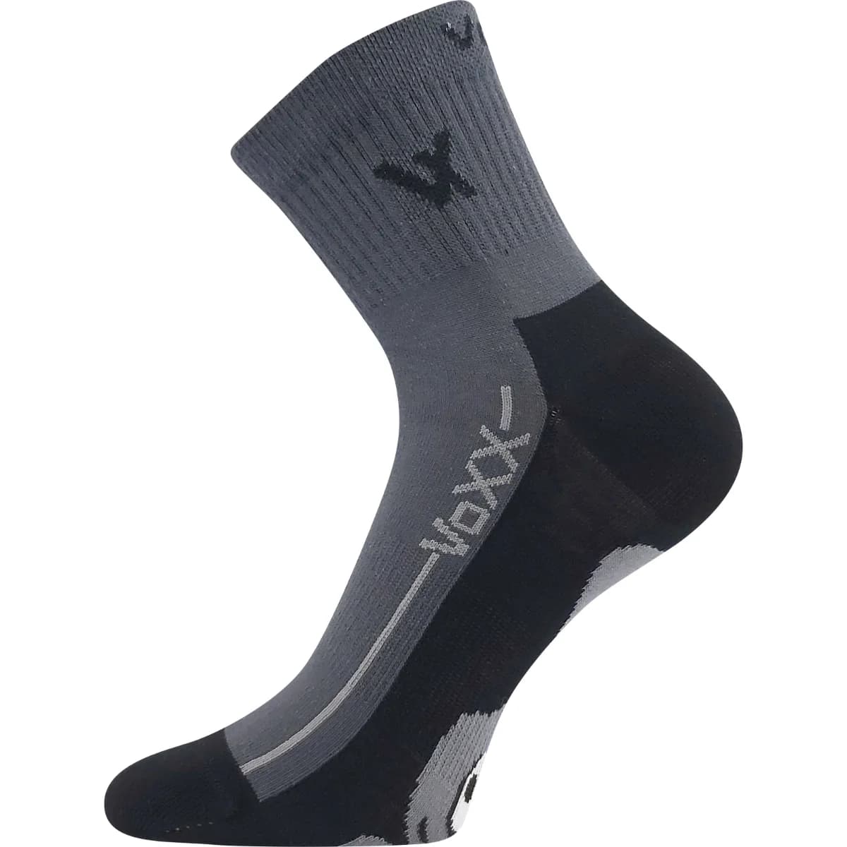 VOXX Ponožky anatomicky tvarované BAREFOOTAN tmavě šedé (3 páry)