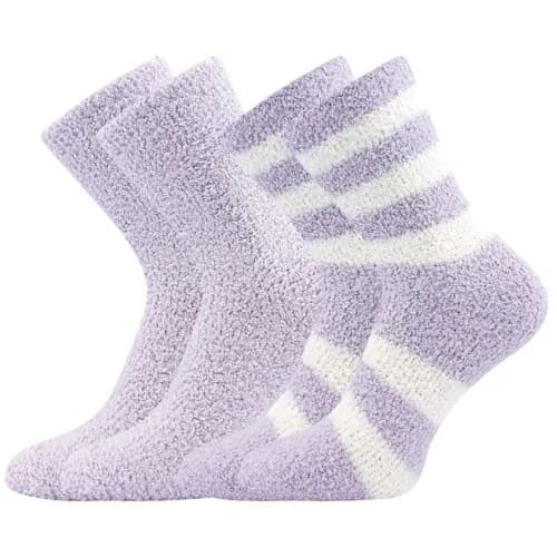 BOMA Ponožky dámské žinylkové SVĚTLANA 2pack LILA 35-41 118610