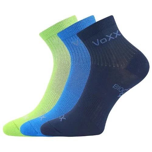 VOXX Ponožky dětské sportovní z BIO bavlny BOBBIK chlapecké (3 páry) 20-24 120164