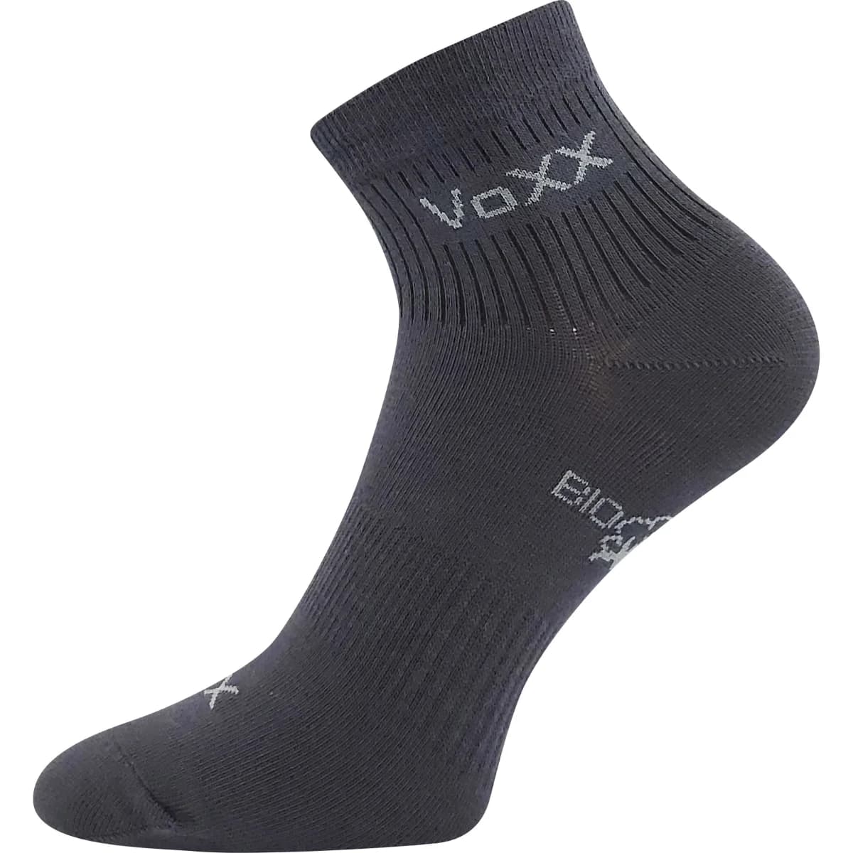 VOXX Ponožky sportovní z BIO bavlny BOBY tmavě šedé (3 páry)