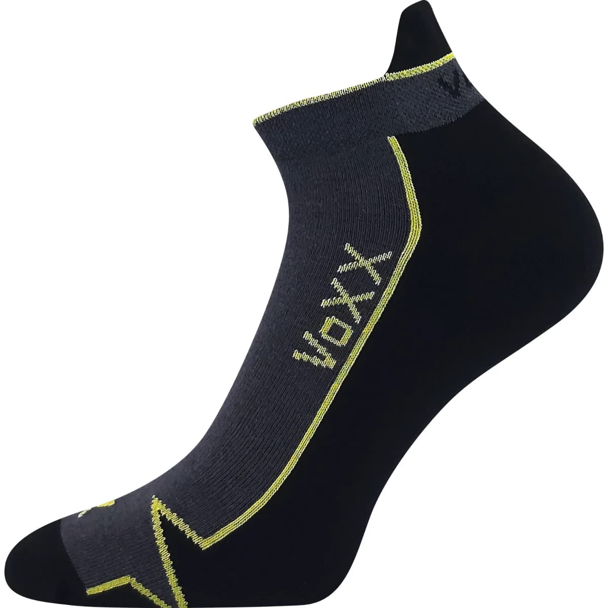 VOXX Ponožky bavlněné sportovní LOCATOR A tmavě šedé (3 páry) 35-38 103050