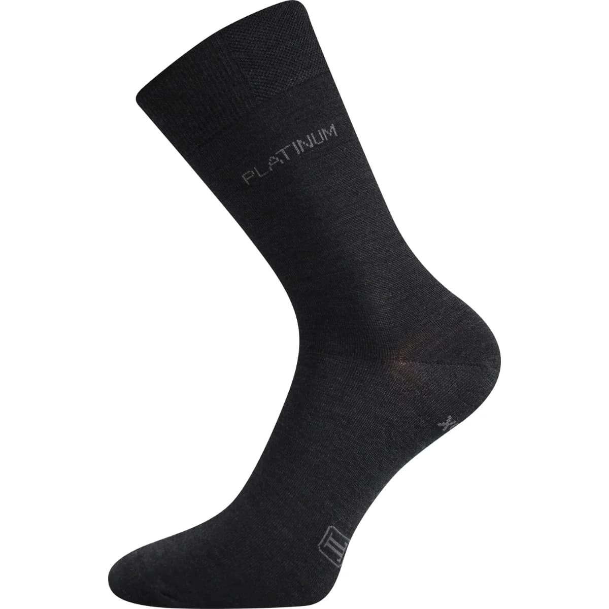 LONKA Ponožky slabé z merino DEWOOL s ionty stříbra ČERNÉ (3 páry) 35-38 114263