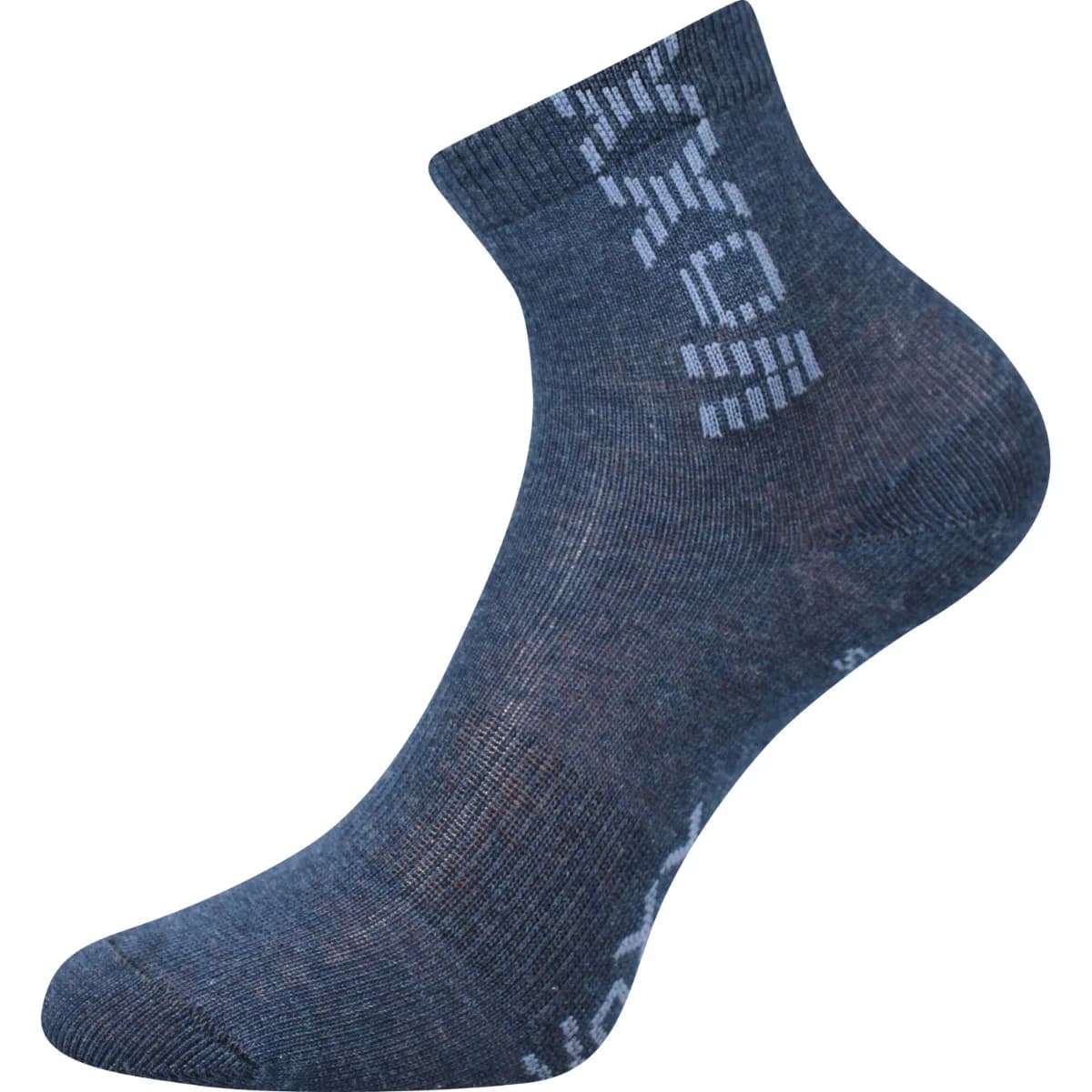 VOXX Ponožky dětské ADVENTURIK se stříbrem JEANS MELÉ (3 páry)