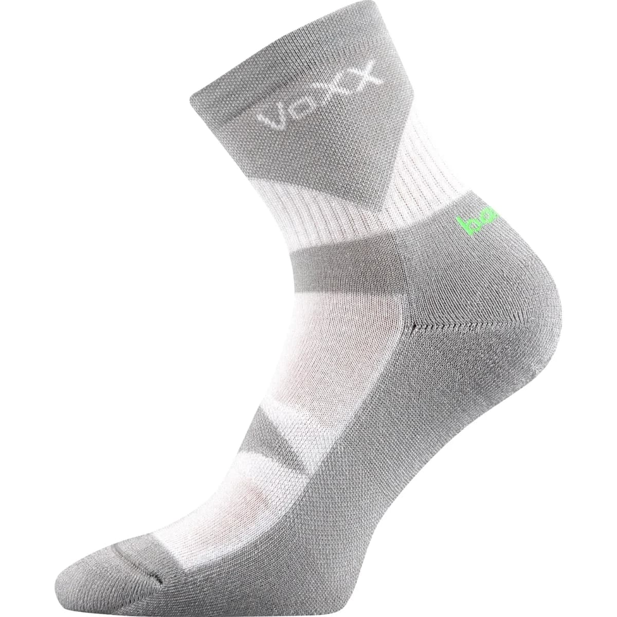 VOXX Ponožky sportovní bambusové BAMBO se zesíleným chodidlem BÍLÉ