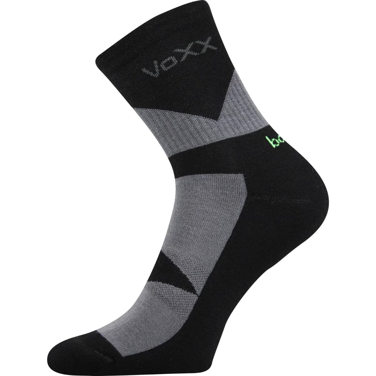 VOXX Ponožky sportovní bambusové BAMBO se zesíleným chodidlem ČERNÉ