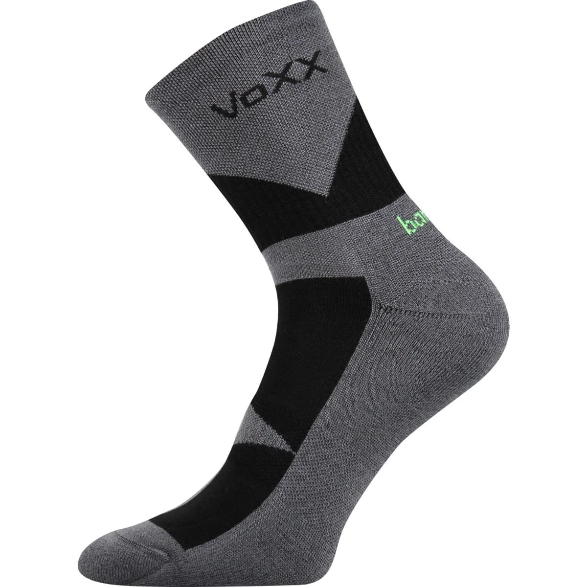 VOXX Ponožky sportovní bambusové BAMBO se zesíleným chodidlem TMAVĚ ŠEDÉ