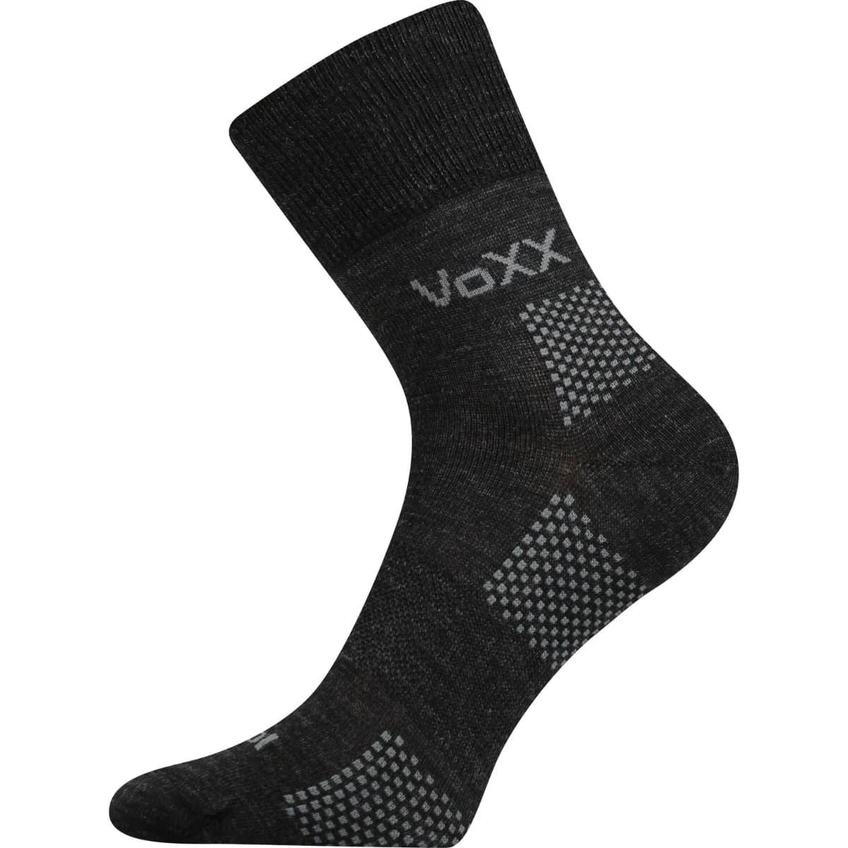 VOXX Ponožky slabé z merino ORIONIS s ionty stříbra TMAVĚ ŠEDÉ 35-38 108936