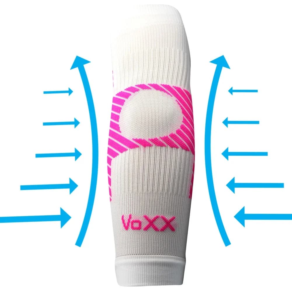VOXX Návlek na loket kompresní PROTECT s ionty stříbra BÍLÝ