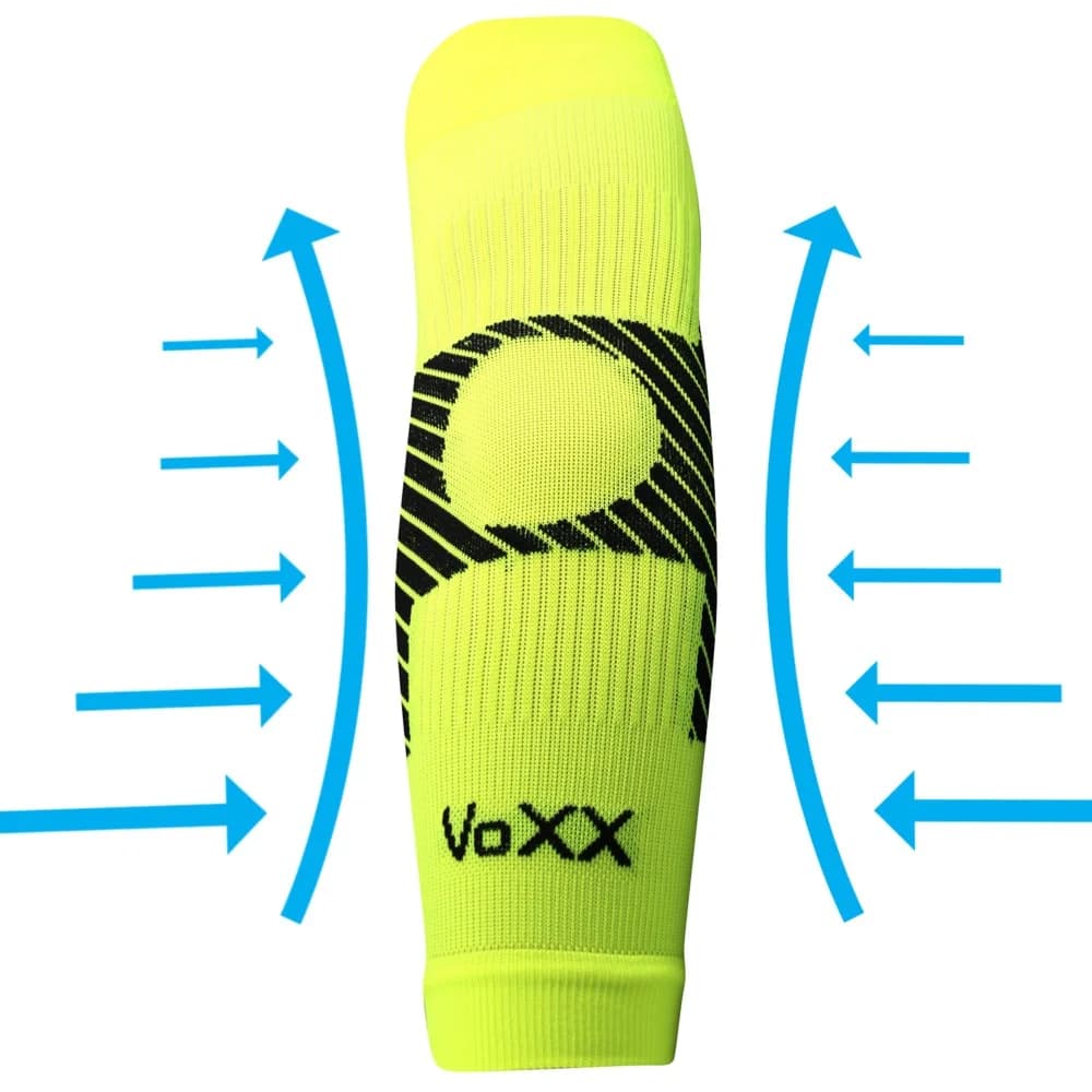 VOXX Návlek na loket kompresní PROTECT s ionty stříbra NEON ŽLUTÝ L-XL 112608