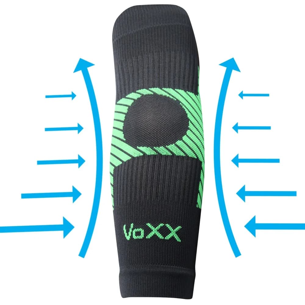 VOXX Návlek na loket kompresní PROTECT s ionty stříbra TMAVĚ ŠEDÝ