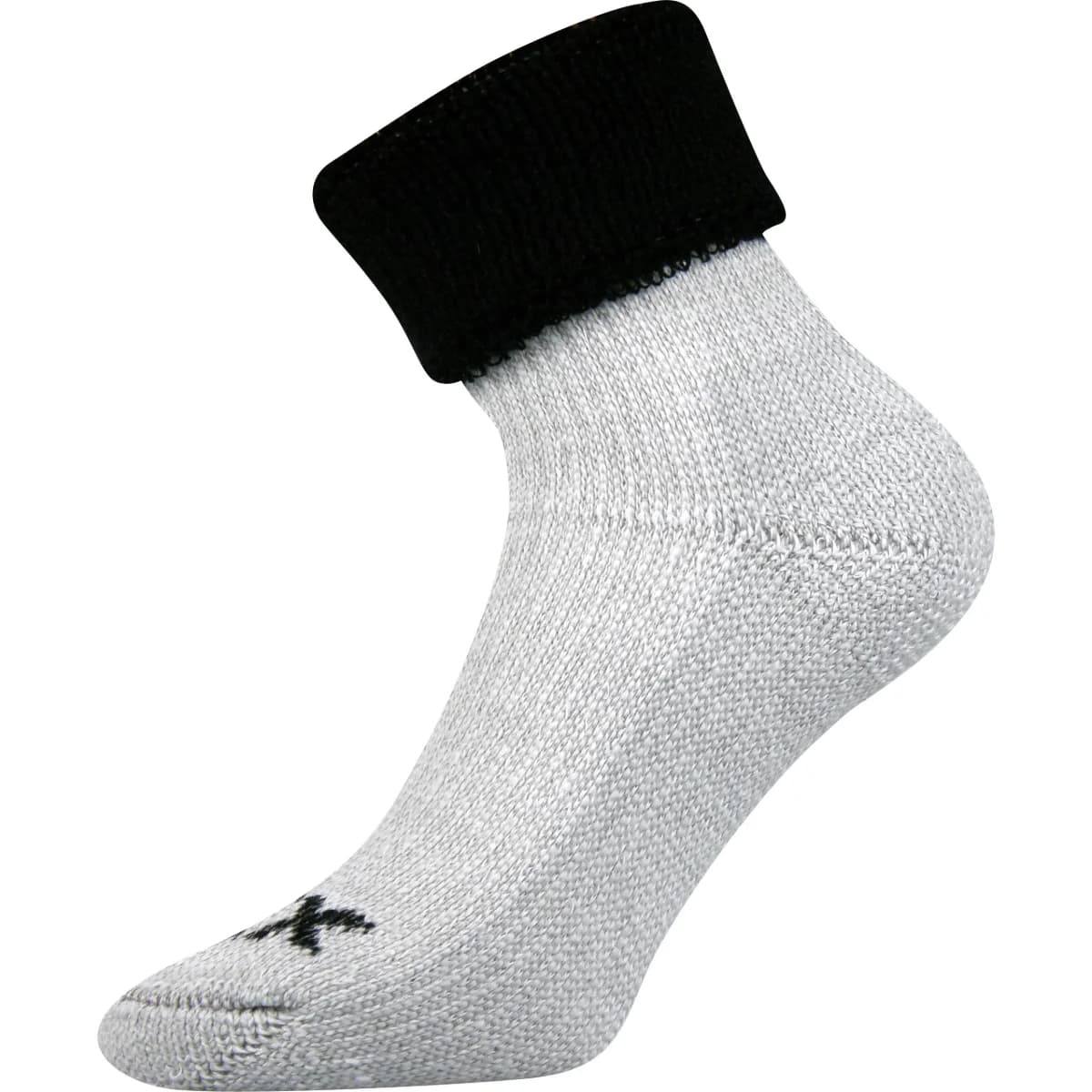 VOXX Ponožky zimní dámské QUANTA z merino vlny ČERNÉ 39-42 105641