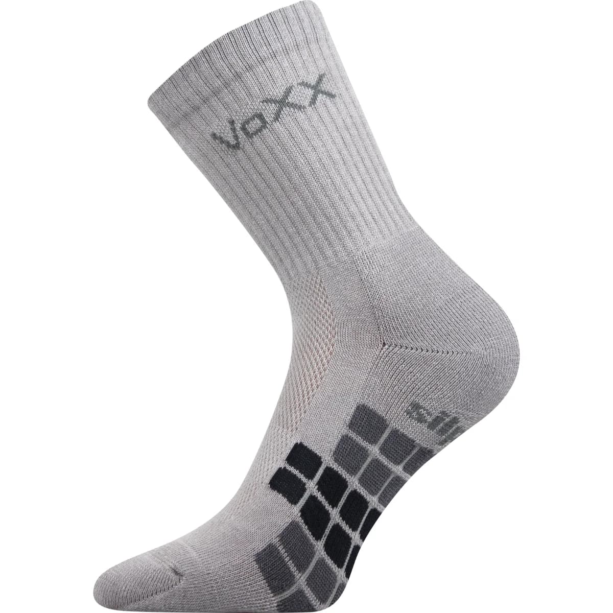 VOXX Ponožky sportovní RAPTOR s ionty stříbra SVĚTLE ŠEDÉ
