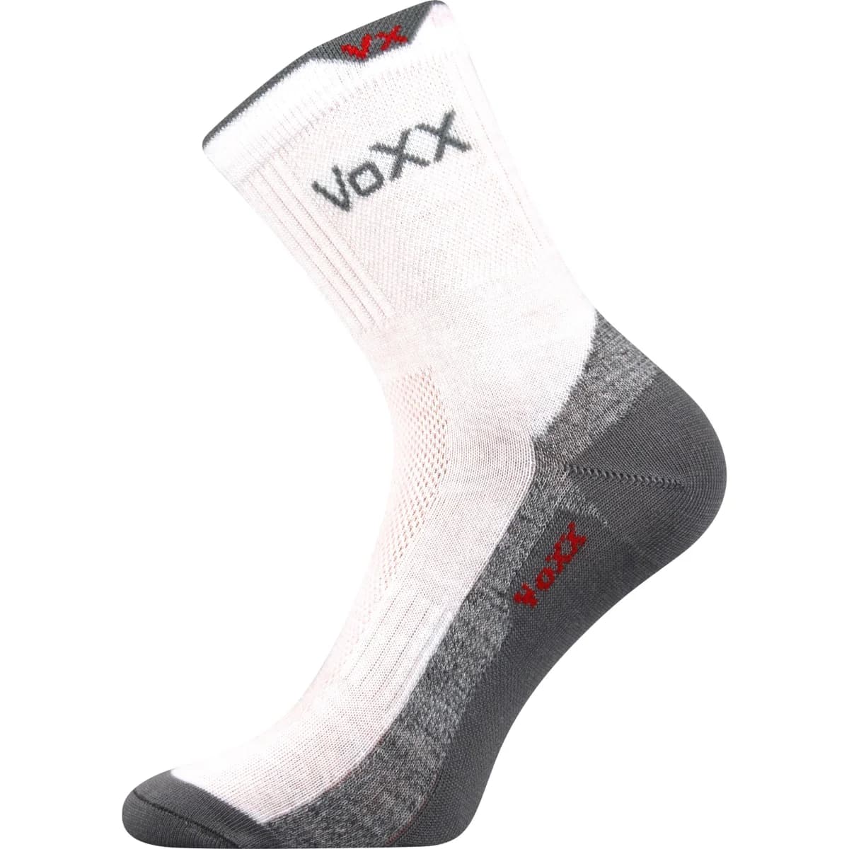 VOXX Ponožky sportovní slabé MASCOTT se stříbrem BÍLÉ 39-42 101519