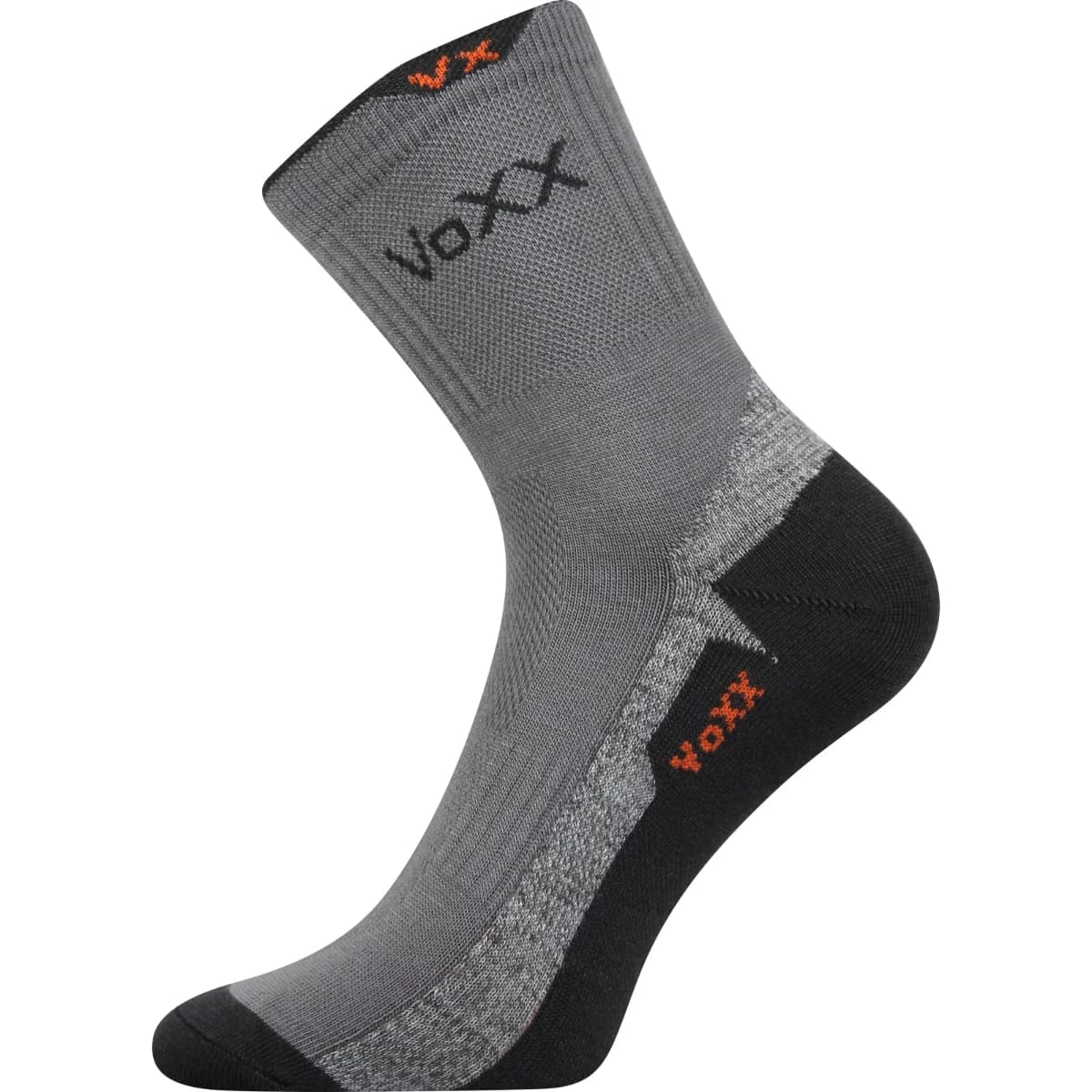 VOXX Ponožky sportovní slabé MASCOTT se stříbrem SVĚTLE ŠEDÉ 35-38 101517