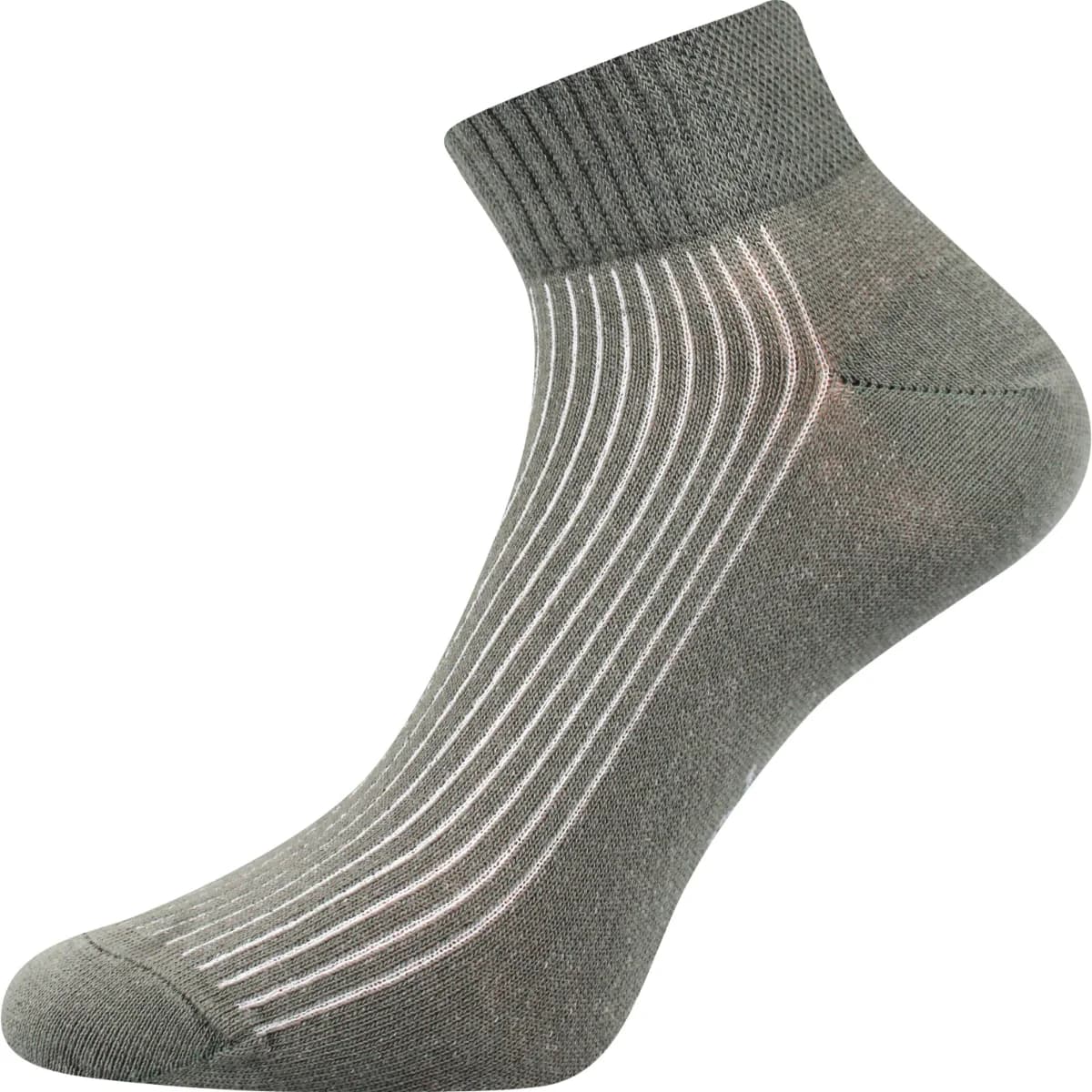 VOXX Ponožky krátké sportovní SETRA prodyšné KHAKI (3 páry)