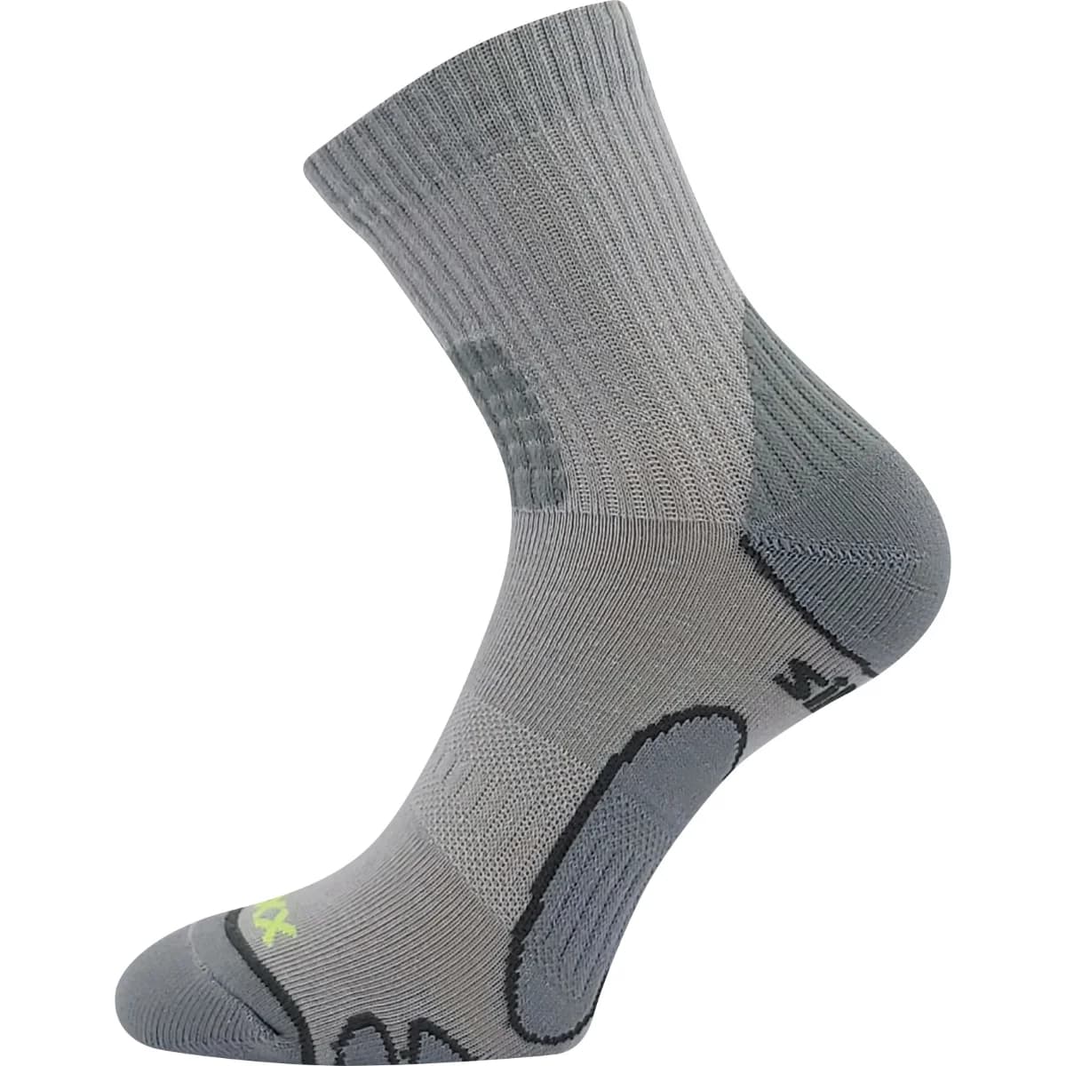 VOXX Ponožky sportovní SILO s ionty stříbra SVĚTLE ŠEDÉ 35-38 110582