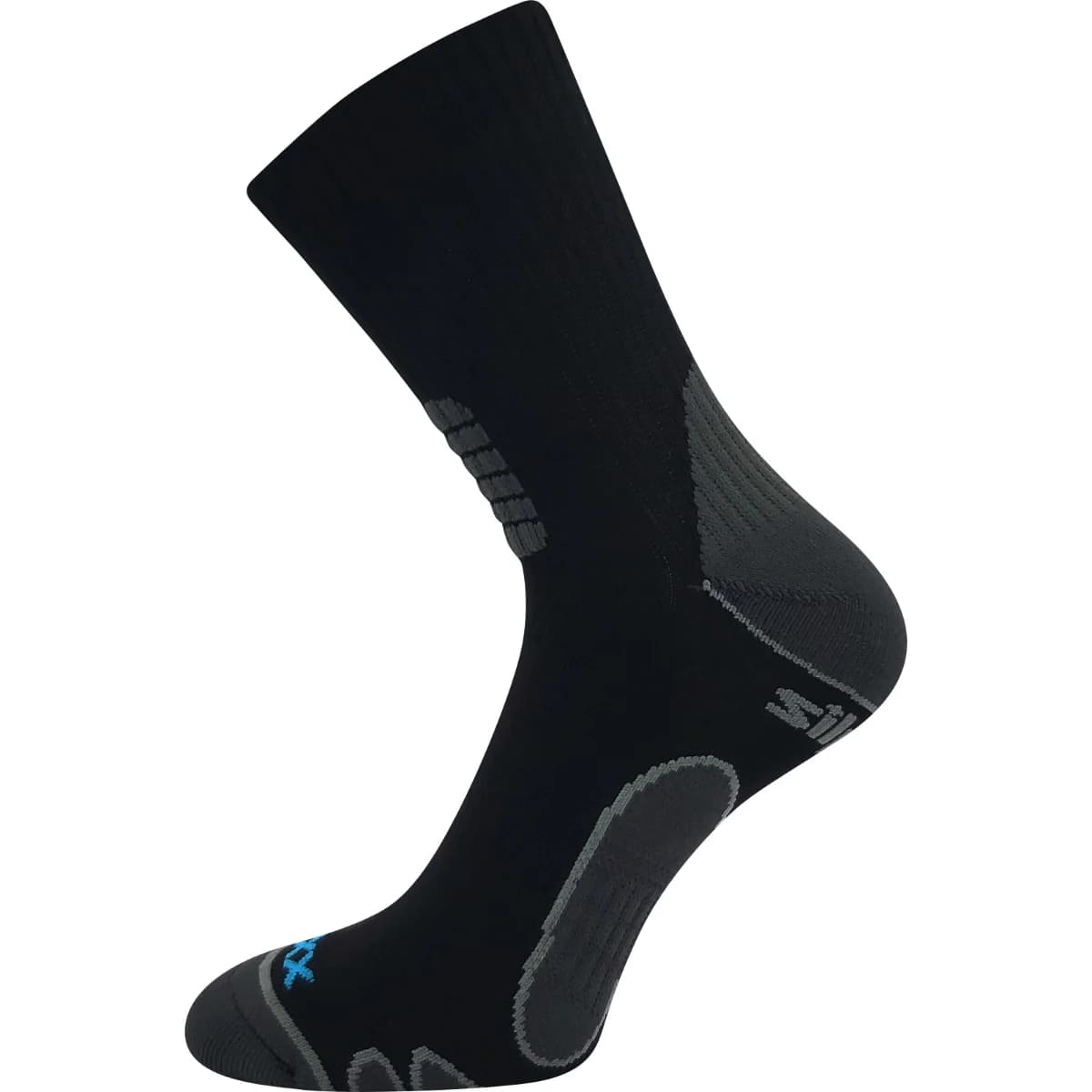 VOXX Ponožky sportovní SILO s ionty stříbra ČERNÉ