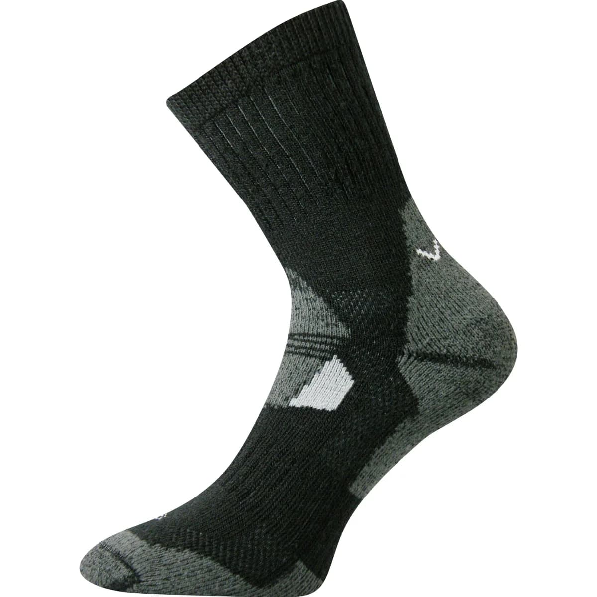 VOXX Ponožky zimní thermo z merino STABIL se stříbrem ČERNÉ