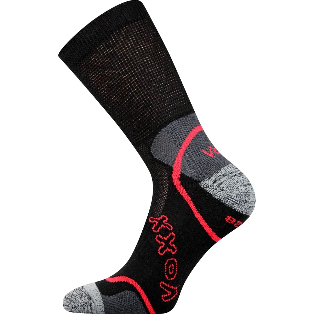 VOXX Ponožky sportovní METEOR s jemným lemem ČERNÉ