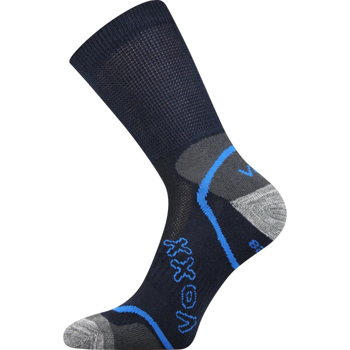 VOXX Ponožky sportovní METEOR s jemným lemem TMAVĚ MODRÉ