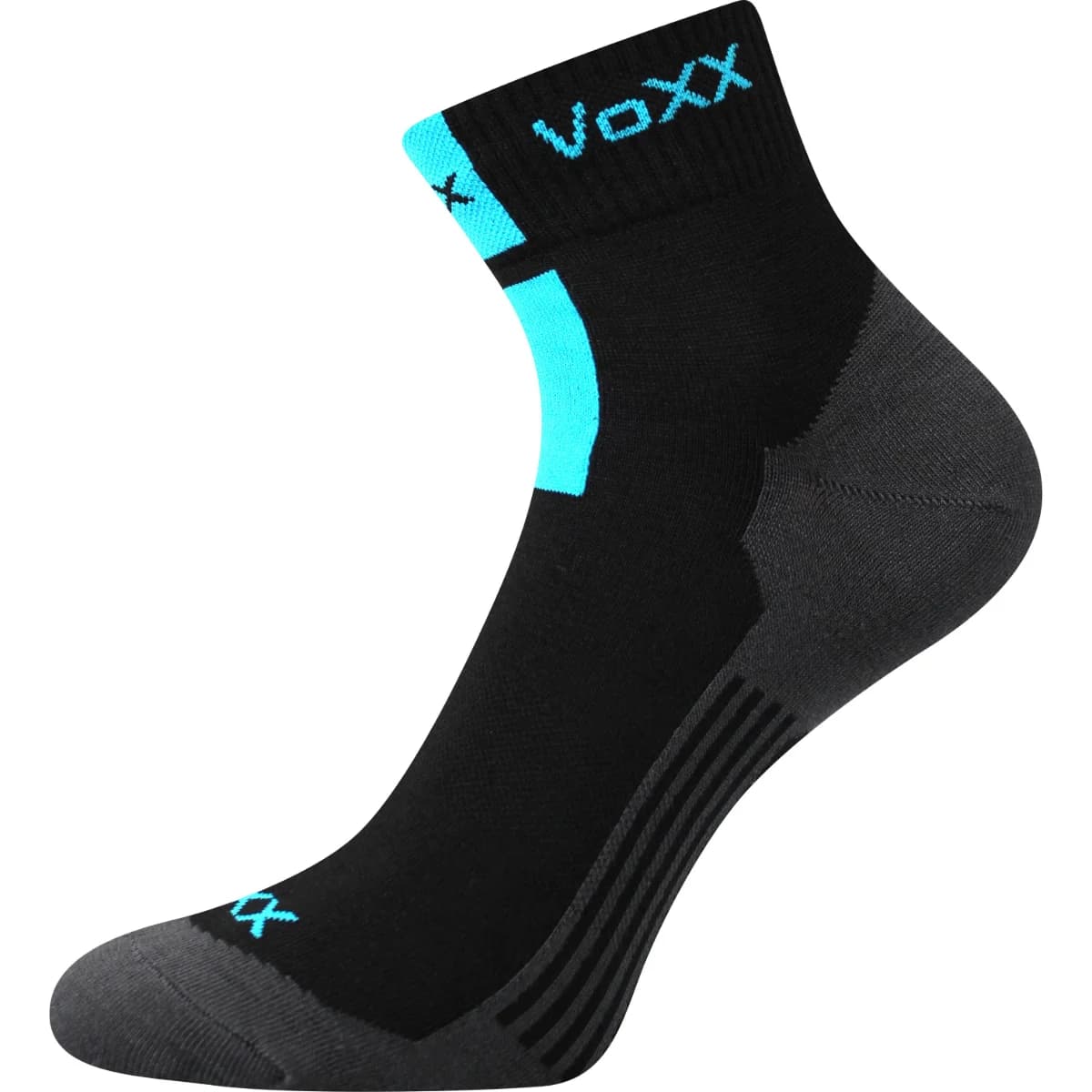 VOXX Ponožky slabé MOSTAN se stříbrem ČERNÉ (3 páry) 35-38 110681
