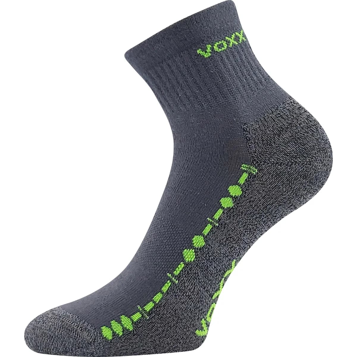 VOXX Ponožky bavlněné sportovní VECTOR tmavě šedé (3 páry)