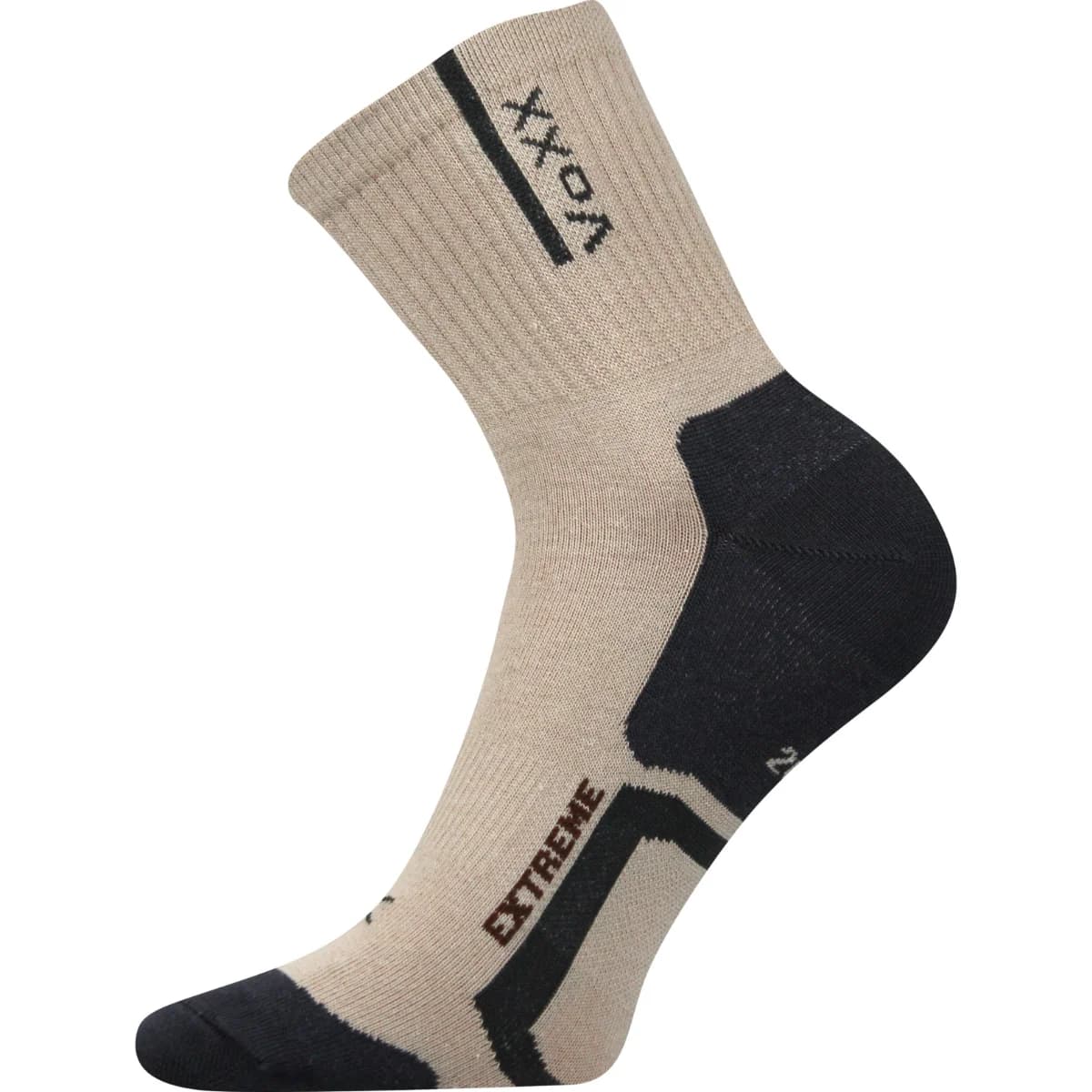 VOXX Ponožky sportovní slabé JOSEF se stříbrem BÉŽOVÉ 35-38 101287