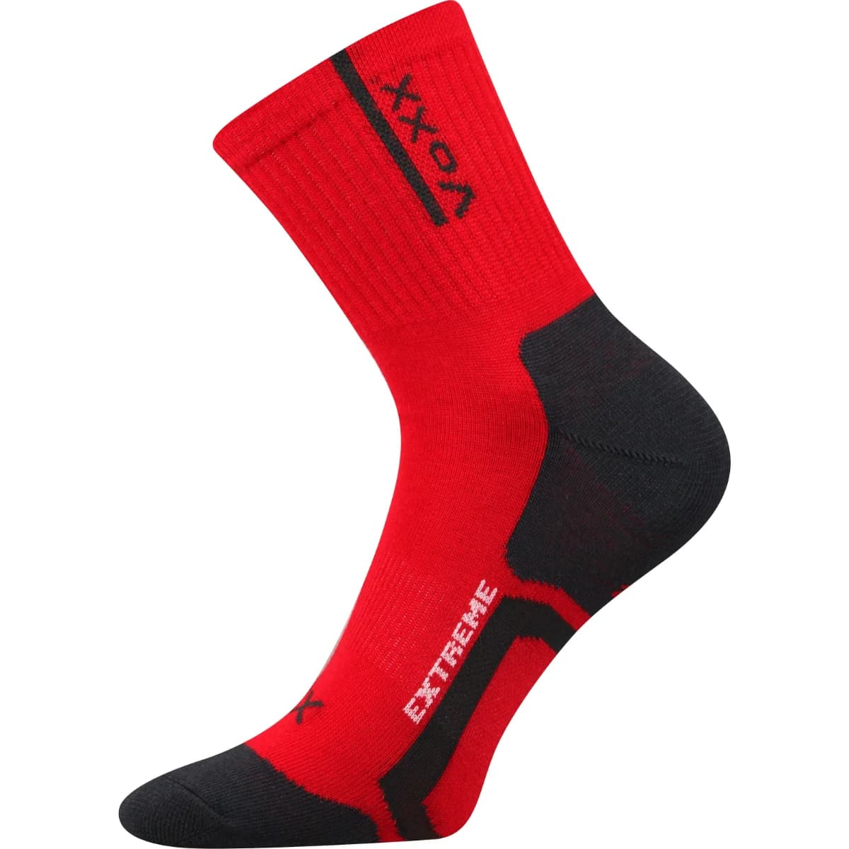 VOXX Ponožky sportovní slabé JOSEF se stříbrem ČERVENÉ 35-38 101290