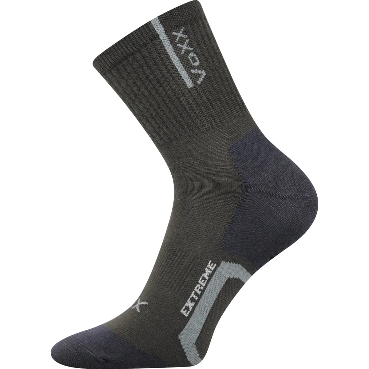 VOXX Ponožky sportovní slabé JOSEF se stříbrem TMAVĚ ZELENÉ 39-42 101312